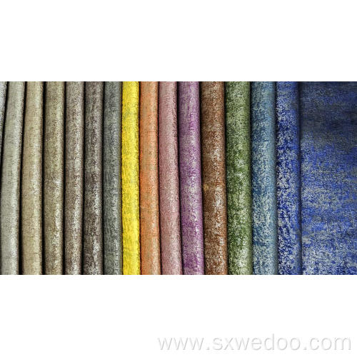 Knitted 100% Polyester Bronzing Fabric for Sofa Furniture